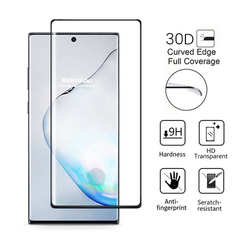 Pelindung Layar Tempered Glass Samsung Galaxy Note 10 Note 10 Plus Note 10 Lite Paket 2 in 1