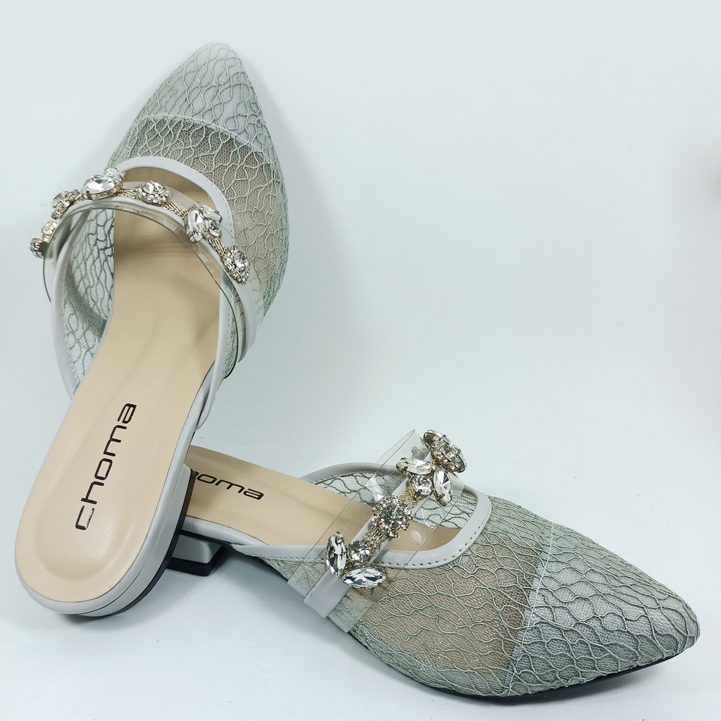 Choma Wati||Sandal Wanita||Sandal Flat||Sandal Burkat||Sandal Wedding||Sandal Modern