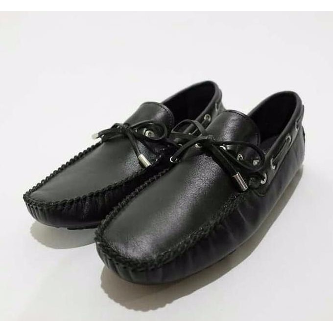 Barang Berkualitas ORI LEATHER JUAL SEPATU LV LOAFER BLACK LEATHER MIRROR QUALITY BARANG BAGUS