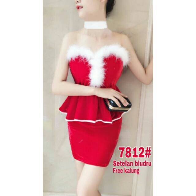 Dress natal Baju penyanyi,pakaian penyanyi import