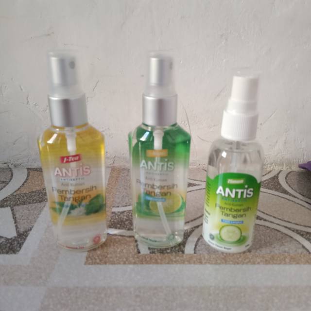 [55 ML] ANTIS HAND SANITIZER SPRAY JASMINE TEA / JERUK NIPIS / TIMUN