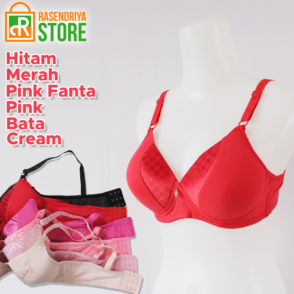 (COD) BH BRA FULL CUP GRAPE TANPA KAWAT MAMA BIG SIZE UKURAN BESAR BH SPM 0256