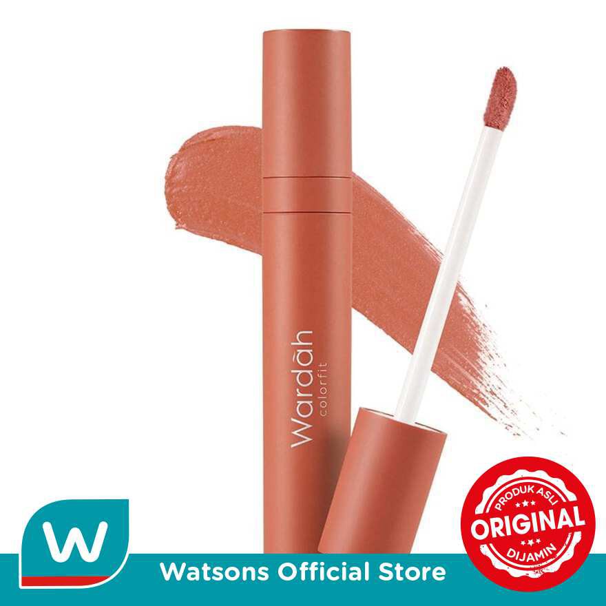 Wardah Colorfit Velvet Matte Lip Mousse 13 Sweet Cinnamon 4g