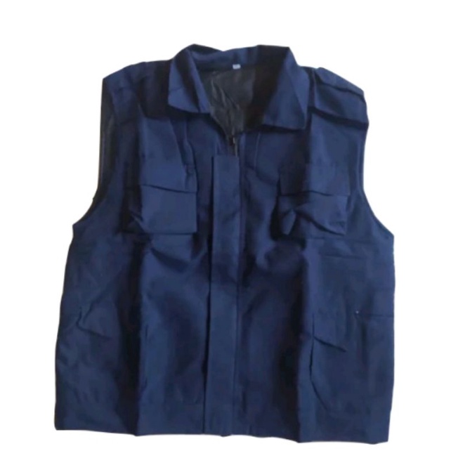 rompi biru dongker krah#rompi navy#rompi lapangan