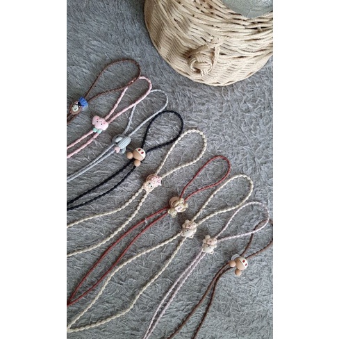 STRAP MASKER HIJAB PLUS STOPPER MURAH LUCU