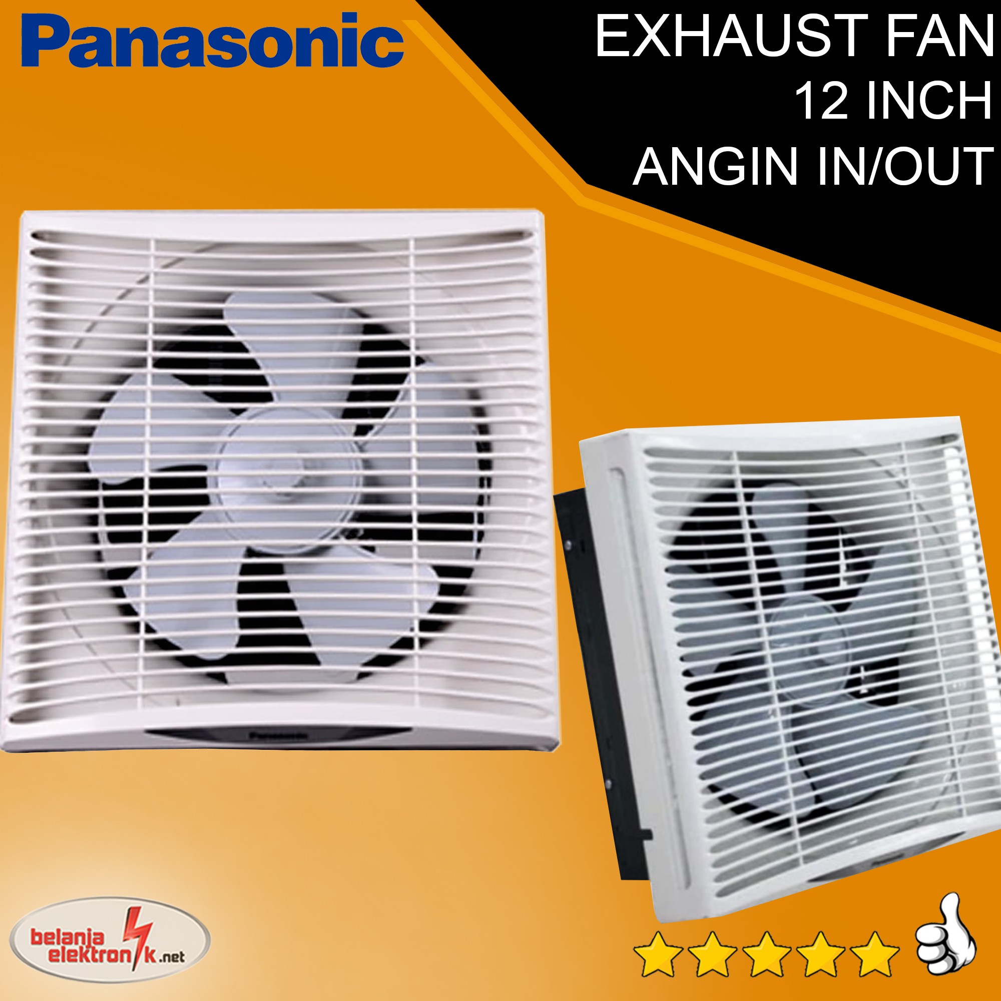 1 exhaust fan with fans only