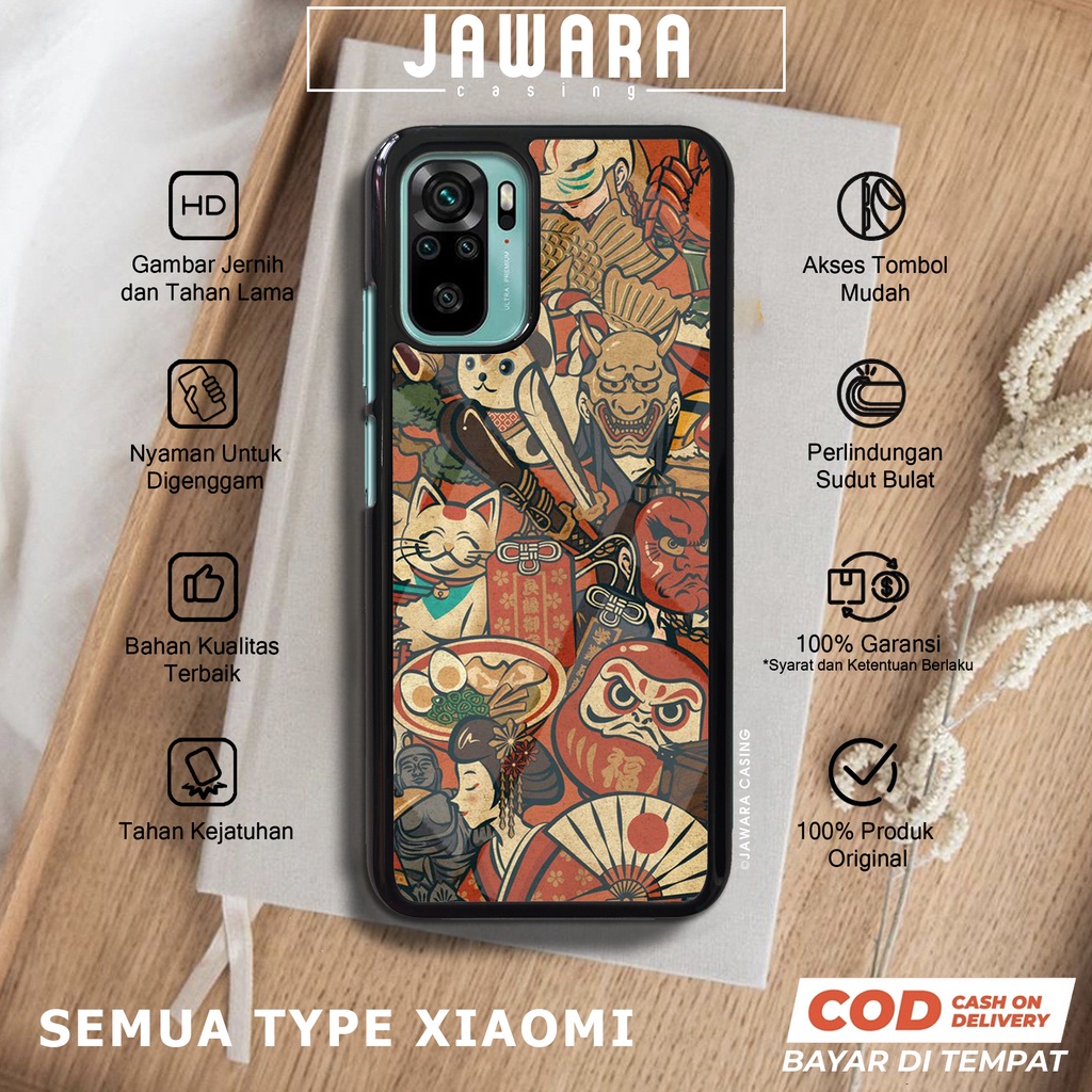 Case Redmi Note 10 Note 10S Casing Redmi Note 10 Note 10S Jawara Casing [JPNA] Case Glossy Case Aest