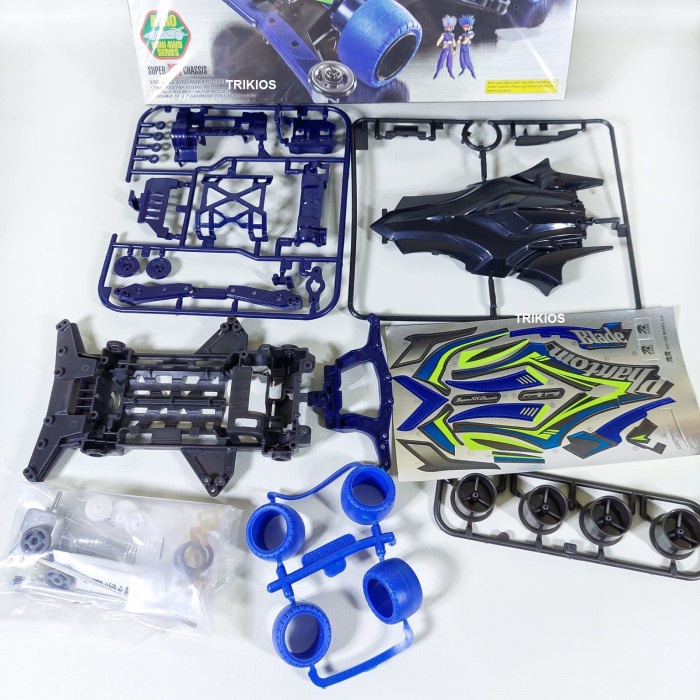 Rep. Tamiya. Mini 4wd Merk Ruize Phantom Blade Black Special SXX