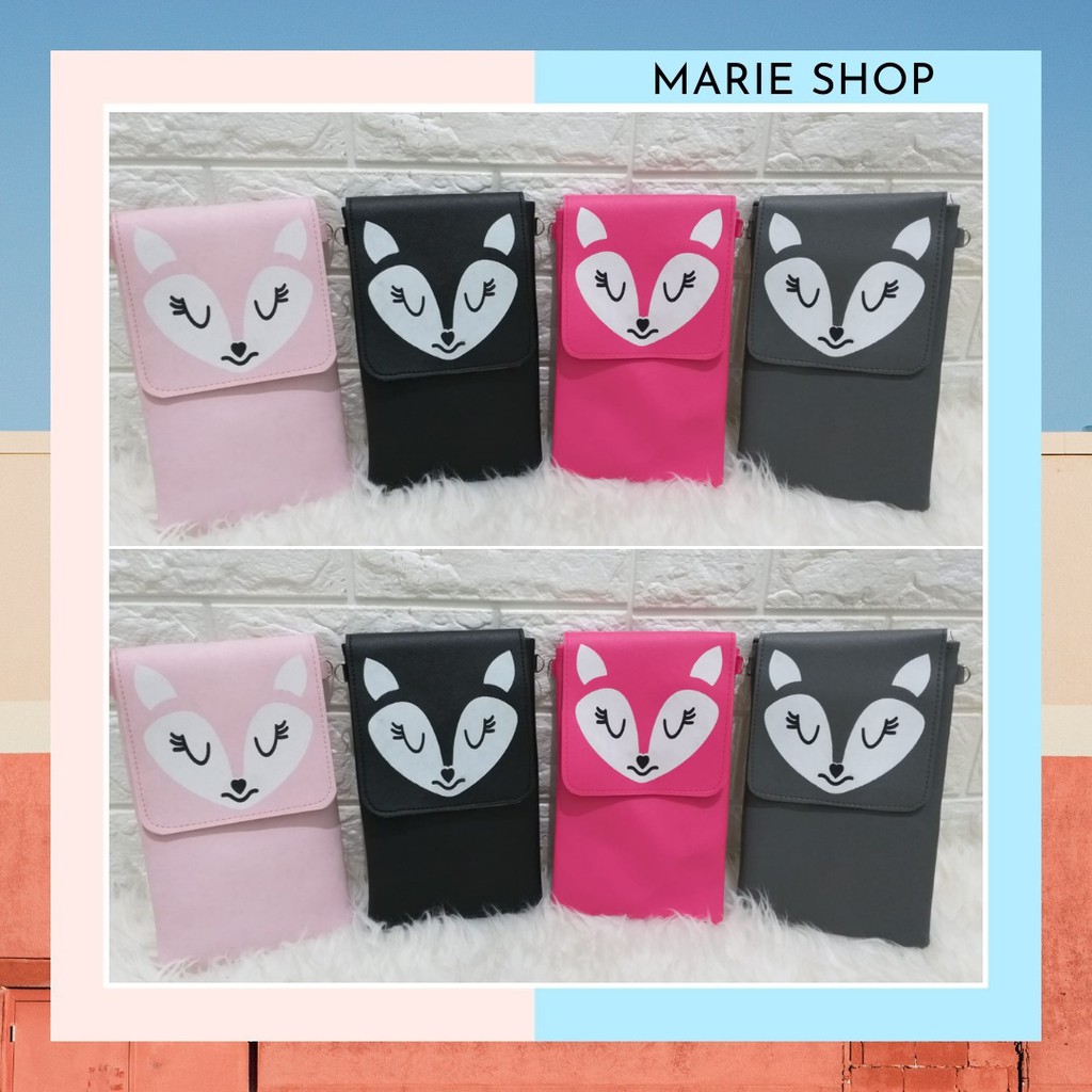 ❤️ DISKON LEBARAN ❤️  =SERIGALA=SLING BAG PHONE/HP/TAS LUCU/TAS UNIK/TAS SLEMPANG/TAS MINI