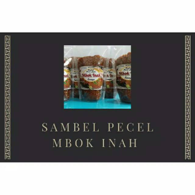 

SAMBEL PECEL MBOK INAH SARANGAN