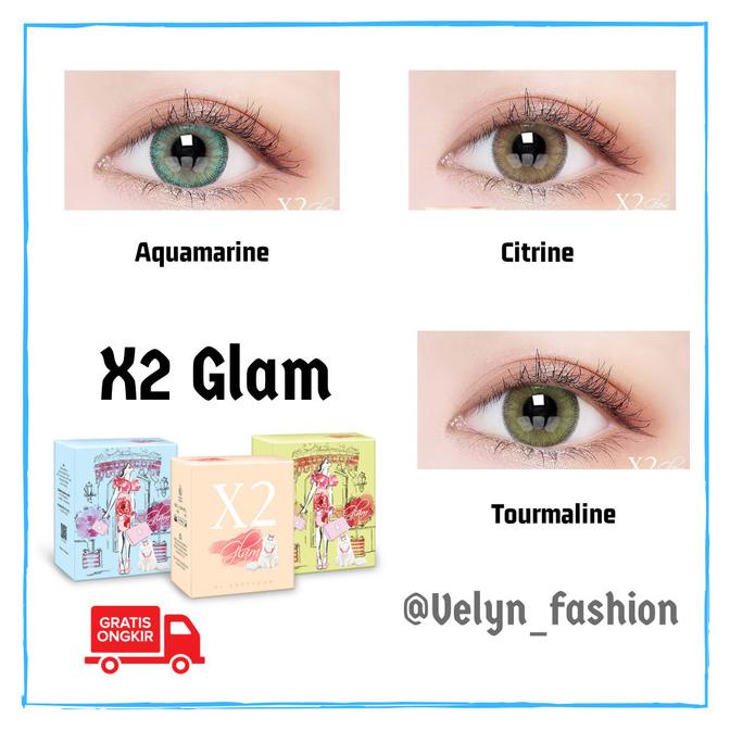 Softlens X2 Glam/X2 Glam/Softlens X2 Glam Minus/X2 Glam Murah