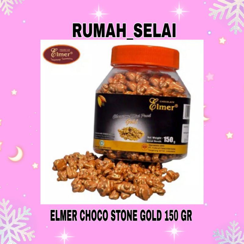 

Elmer Choco Stone Gold 150 Gr