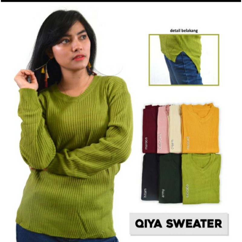 RAJUT WANITA!! QIYA SWEATER