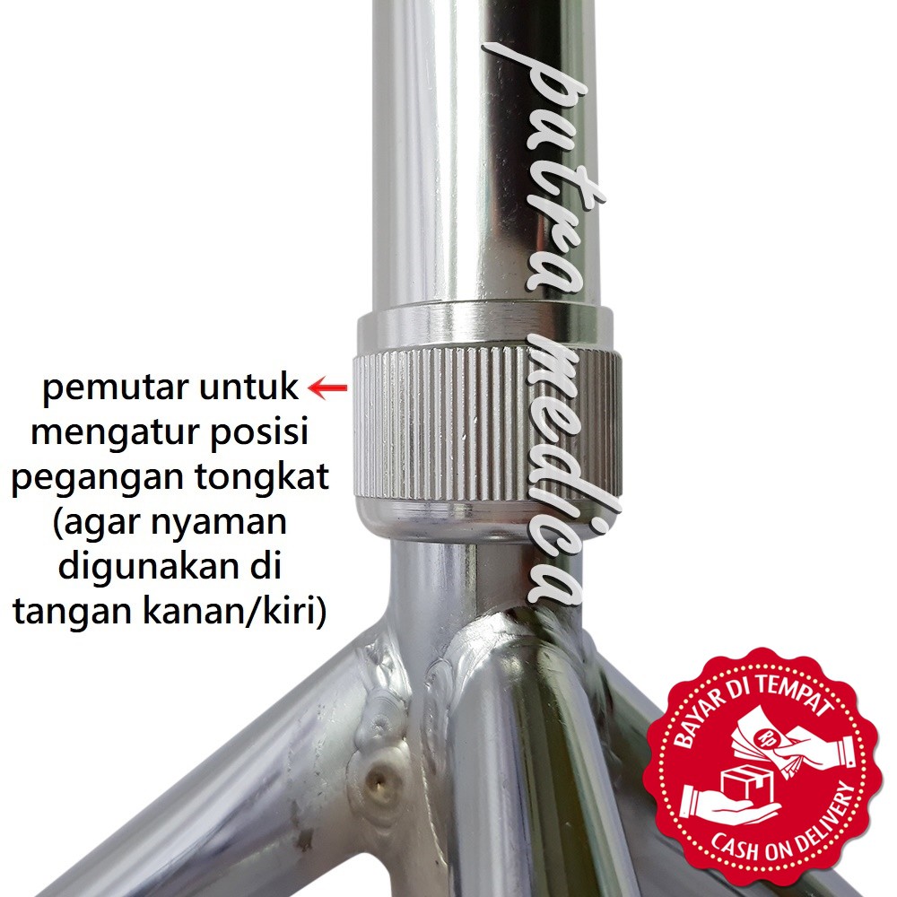 Gea Tongkat Kaki 3 / Alat Bantu Jalan