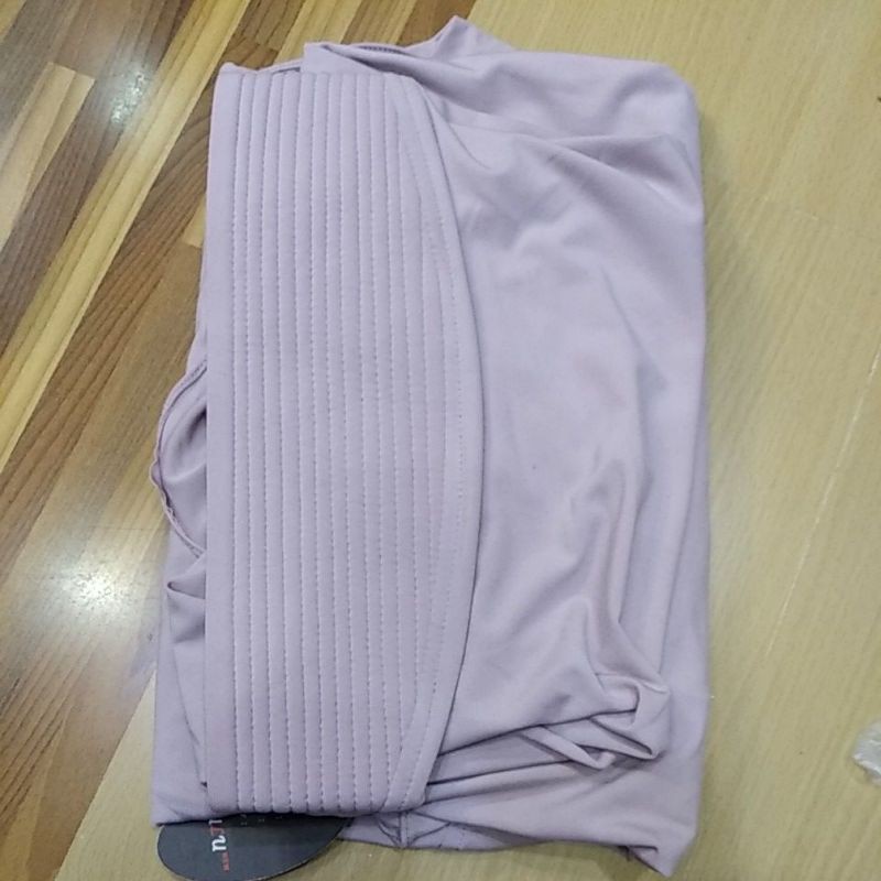 Lulu Hijab New Umi Kulsum / Jilbab bergo khimar bahan stella-Peach