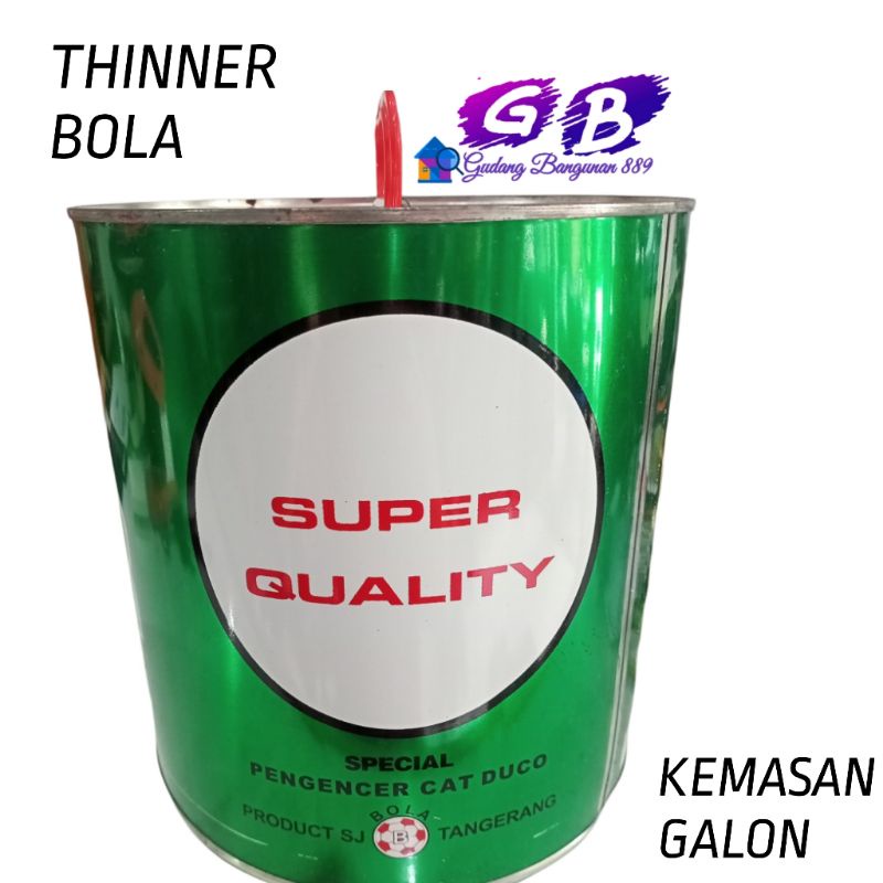 THINNER BOLA SPESIAL 5 L / TINNER THINNER BOLA SOCCER KEMASAN GALON