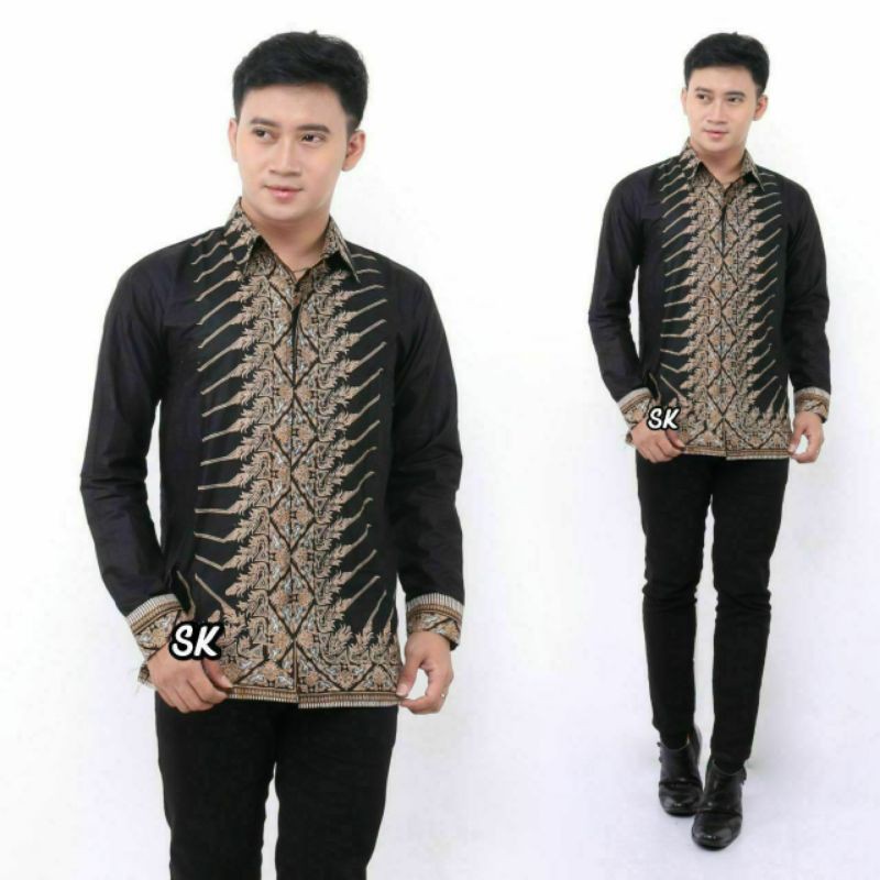 KEMEJA HEM BATIK TERLARIS DAN TERMURAH BERKUALITAS bfj 003 new