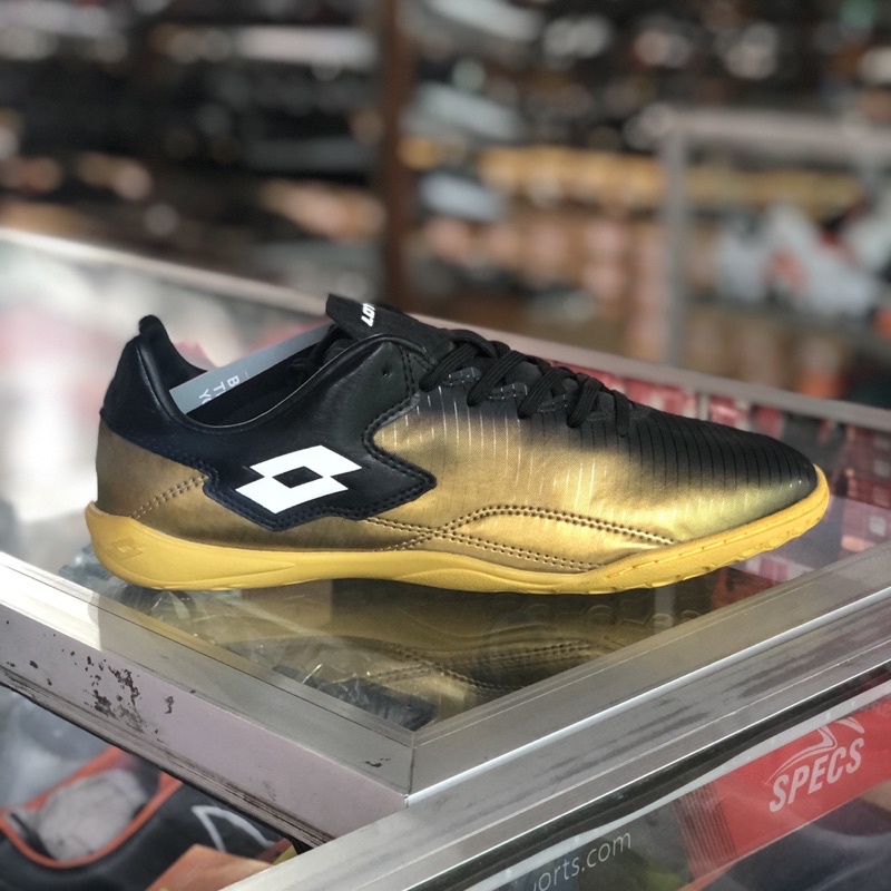 Lotto Severe IN - Black/Metallic Gold/White