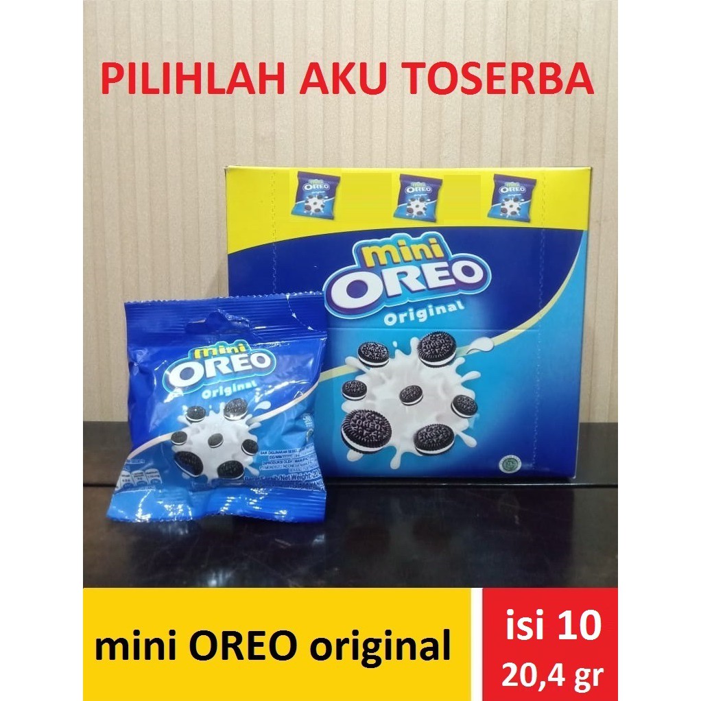 

Oreo Mini Vanilla Pouch 10 x 20,4 gr ( HARGA PER BOX )