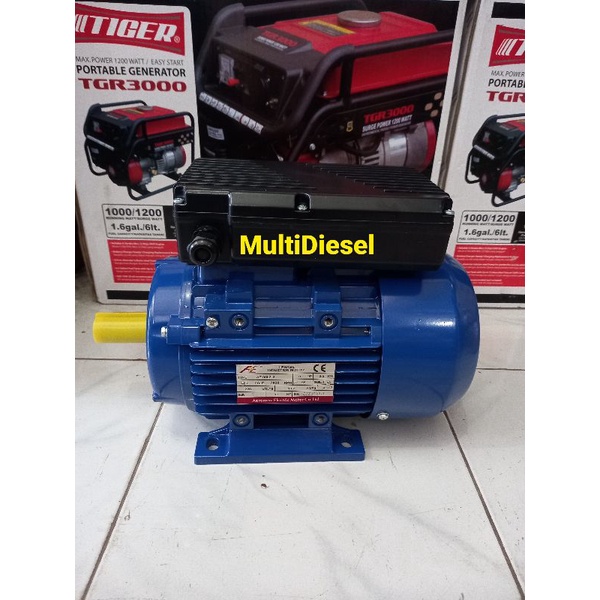 Dinamo Elektro Motor 3Hp 1Phase 2800Rpm × Dinamo 3Hp