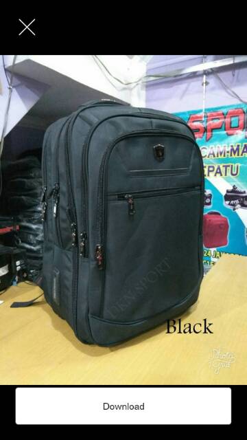 Polo power tas ransel laptop original tas punggung backpack import 18 inchi