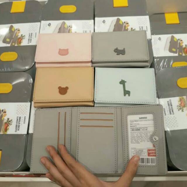 Dompet miniso logo animal Shopee Indonesia Dompet miniso logo animal Shopee Indonesia