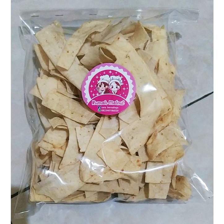 

kerupuk/Krupuk selondok Mentah Rasa Pedas Manis Khas Megelang Gurih Manis Pedas