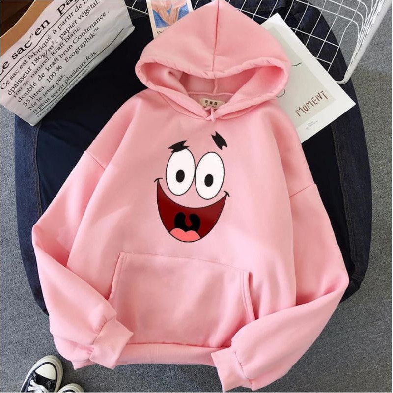 Spongebob &amp; friend Sweater Hodie Terbaru / Sweater Lucu Berkarakter