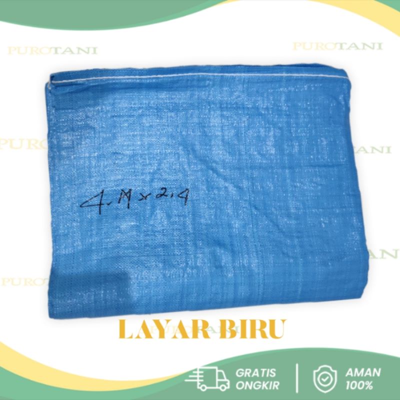 Layar Gelaran Padi Serbaguna Layar Biru