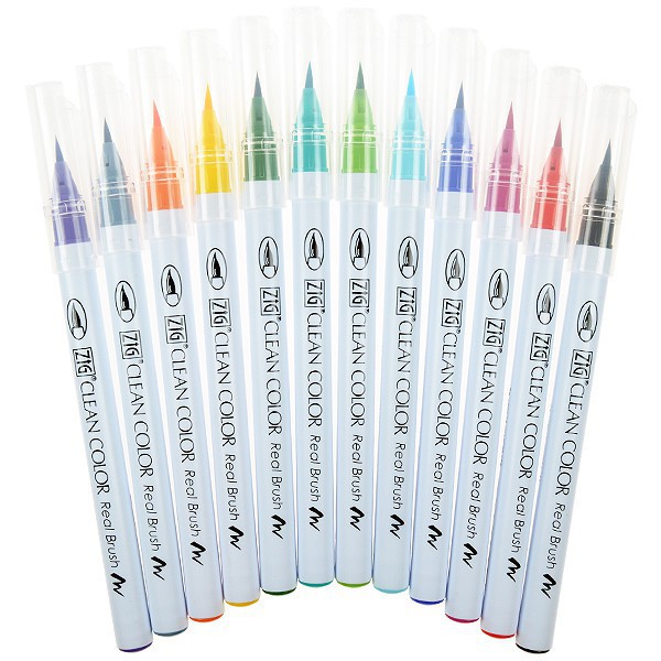 

Kuretake Zig Clean Color Real Brush Pen - Kuretake Zig Clean Color Real Brush Pen RB-6000AT