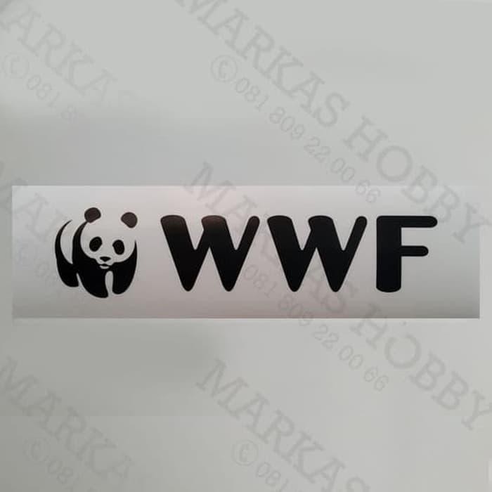 

Stiker / Sticker WWF Official Tempel Dalam