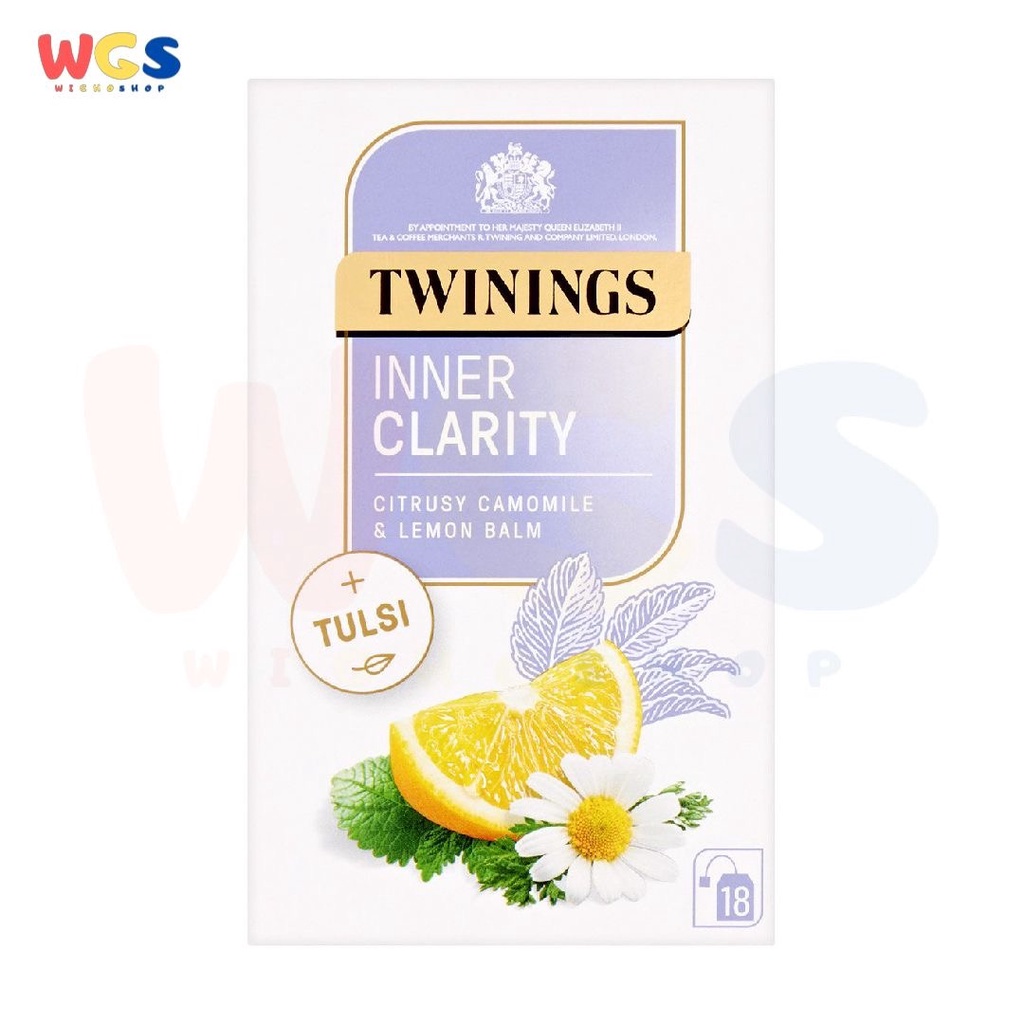 Twinings Inner Clarity Lemon Balm &amp; Camomile Tea with Tulsi 18s 30.6g