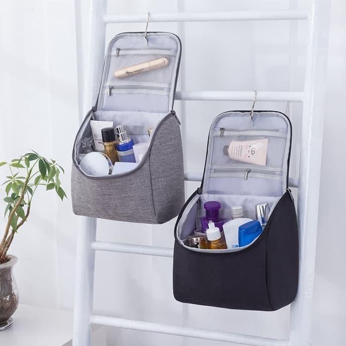 TRAVEL BAG PERALATAN MANDI SHOWER POUCH KOREAN STYLE
