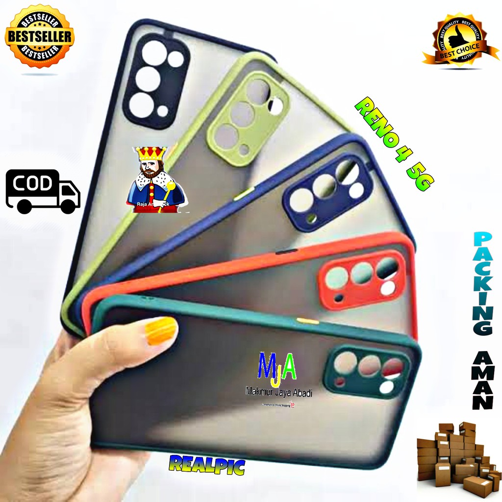 SOFTCASE OPPO RENO 4 5G - CASE MATTE FULL COLOUR MY CHOICE BUMPER CASE PELINDUNG KAMERA