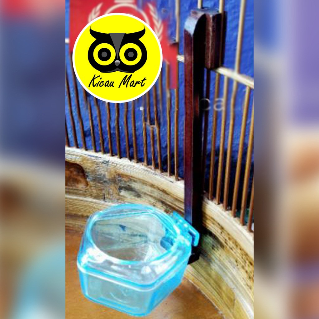 HOLDER CEPUK BRANJANGAN UNTUK TARUH CEPUK DI TEBOK SANGKAR KANDANG BURUNG BRANJANGAN 10 CM HPB10