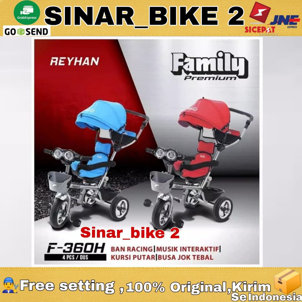 Sepeda Anak Roda Tiga FAMILY F360H IC Musik