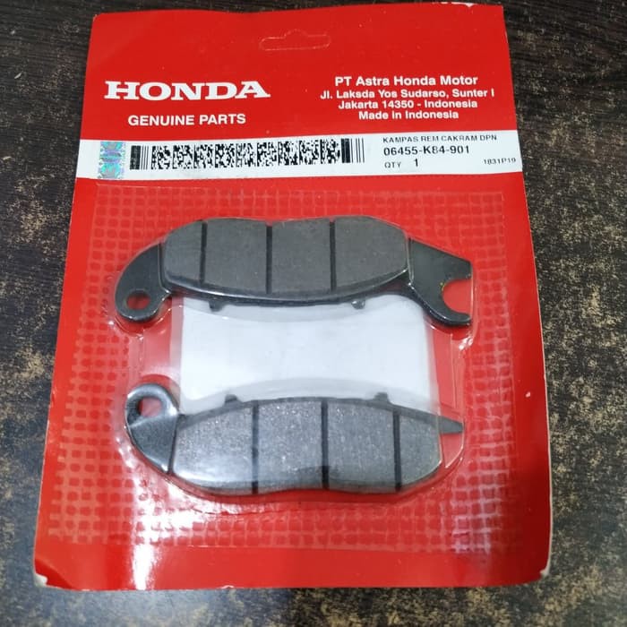 TERMURAHH. KAMPAS REM DEPAN PCX 150 - 2018 LOKAL (ABS) . PAD SET