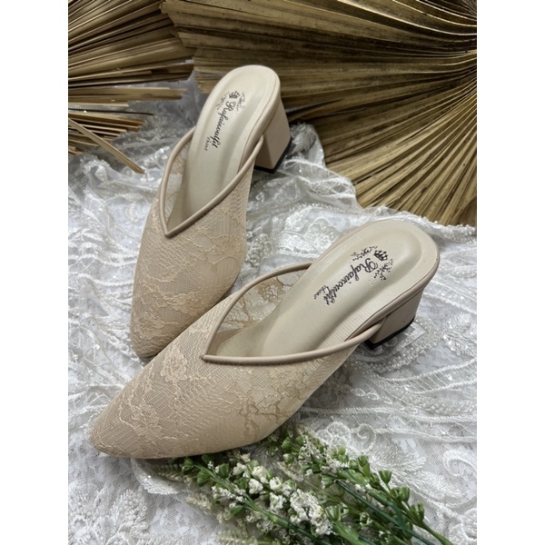 sepatu Rafaizoutfit sepatu johana cream tinggi 5cm tahu