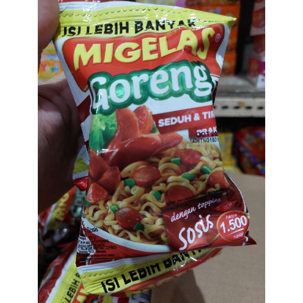 MIGELAS GORENG MIE GELAS RENCENG ISI 10