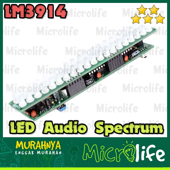 LM3914 LED Audio Spectrum Indicator DIY Kit