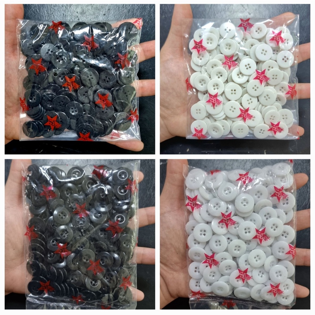 Kancing Baju/Jas/Celana 18mm/1,8cm/28L @144 pcs