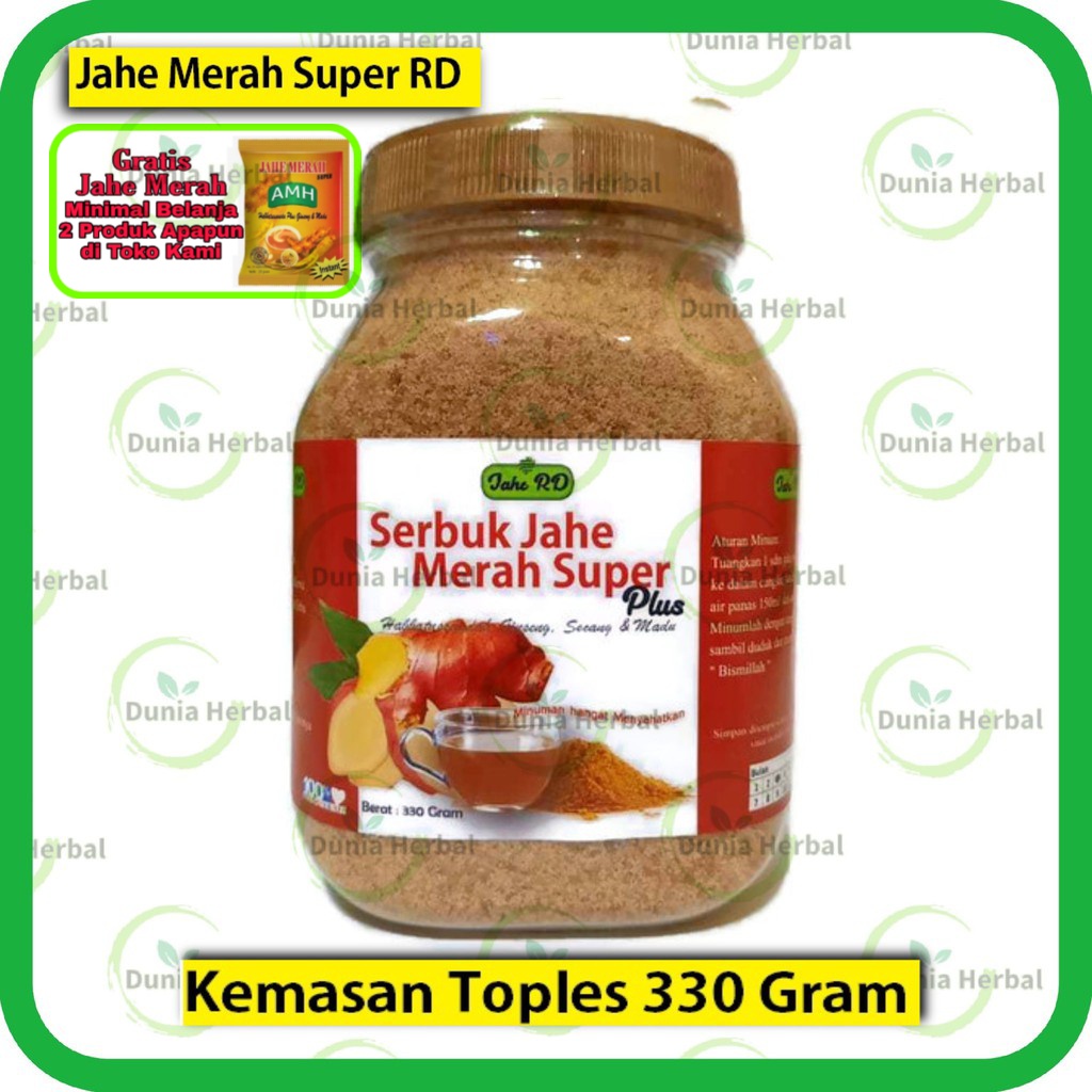 

Jahe Merah Bubuk RD - Mencegah Virus bakteri meningkatkan stamina