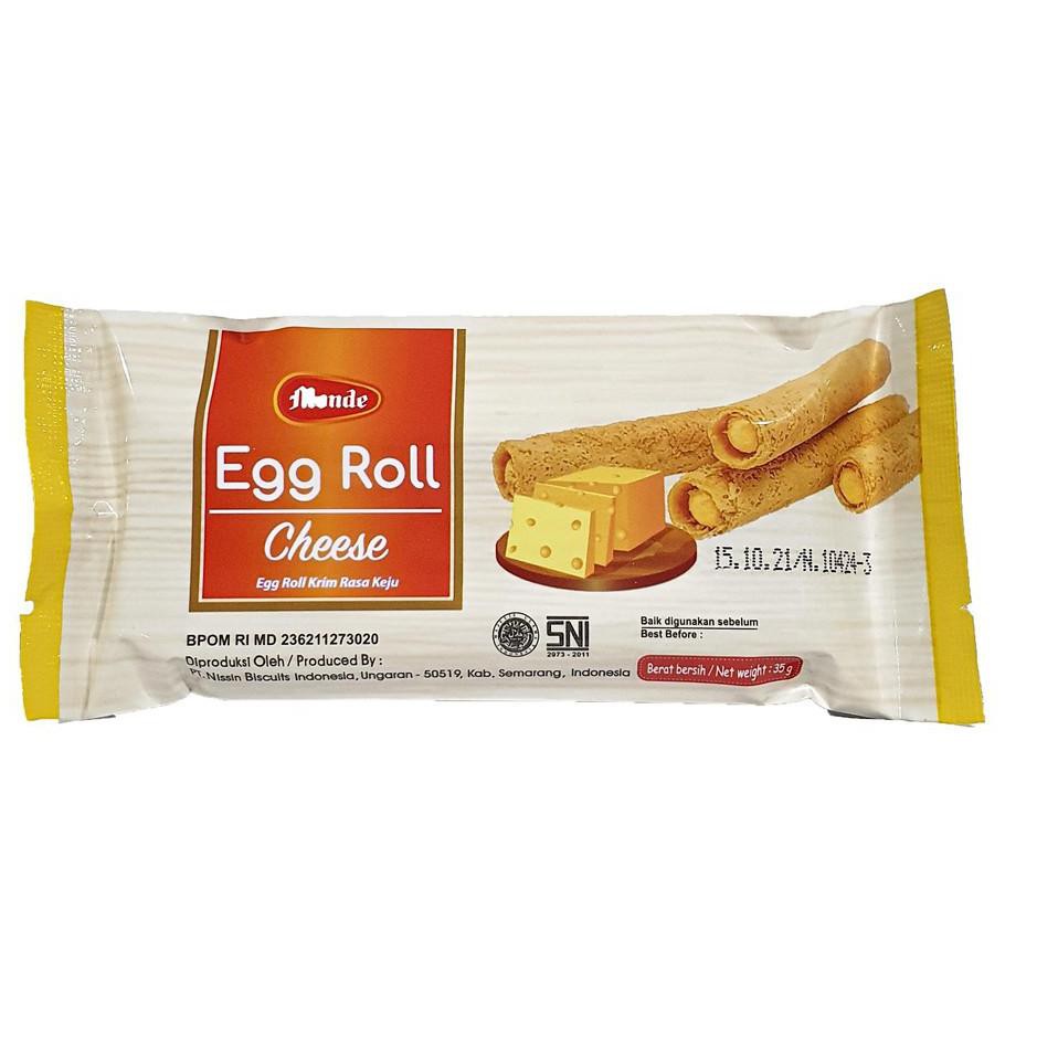 

Ready Stok Monde Egg Roll Cheese 10 x 35gr