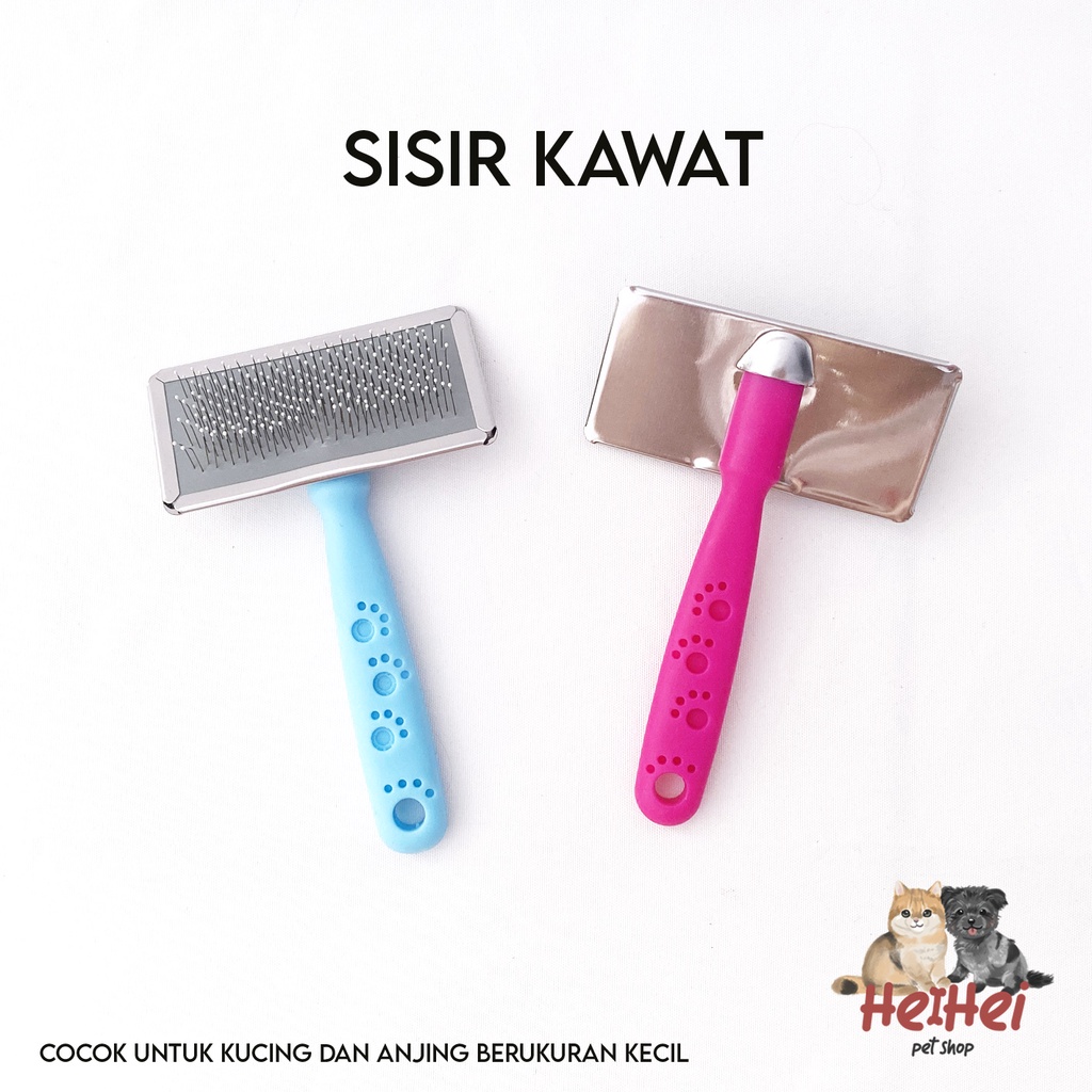 Sisir Kawat Bulu Kucing Persia dan Anjing Grooming - Dog/Cat Brush