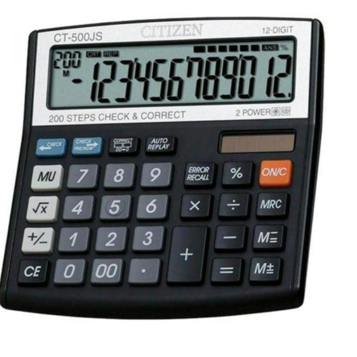 

New KALKULATOR MEJA CITIZEN CT 500 JS ORIGINAL - Check & Correct Calculator Desktop