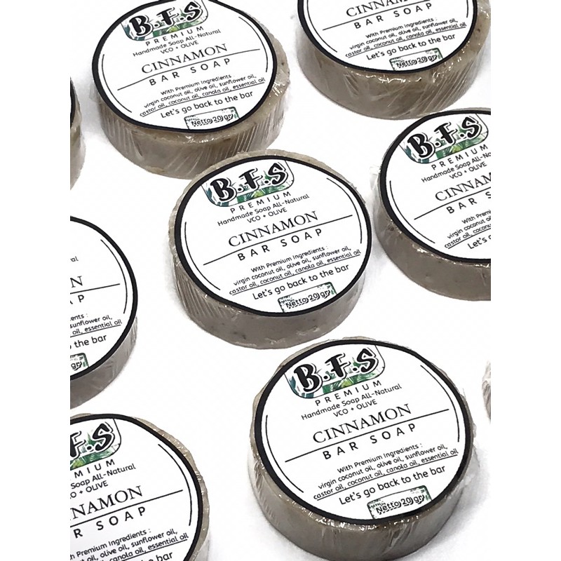 Sabun Shampoo bar CINNAMON VCO + Olive 20g / sabun batang & shampoo bar