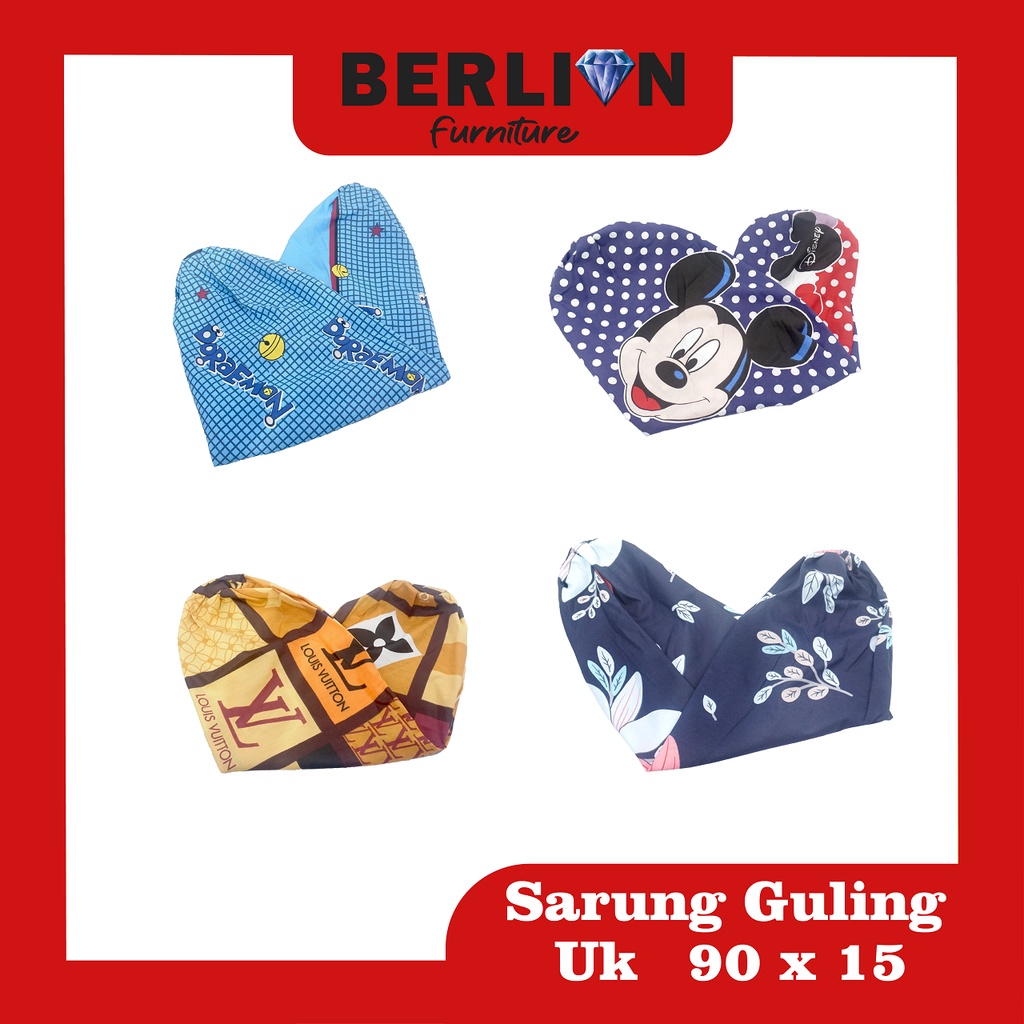 Sarung Guling katun karakter motif terbaru ukuran 90 x 15 cm