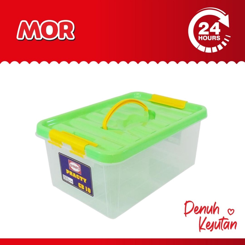 SHINPO Kontainer Box Tempat Penyimpanan Plastik Container 10 L Liter