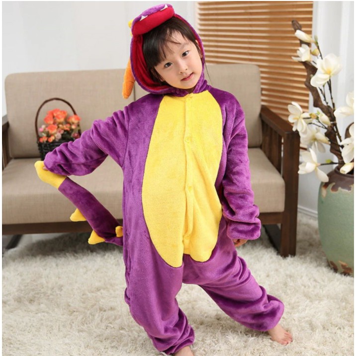 BAJU KOSTUM ONESIE PIYAMA KIGURUMI ANAK DINO KID