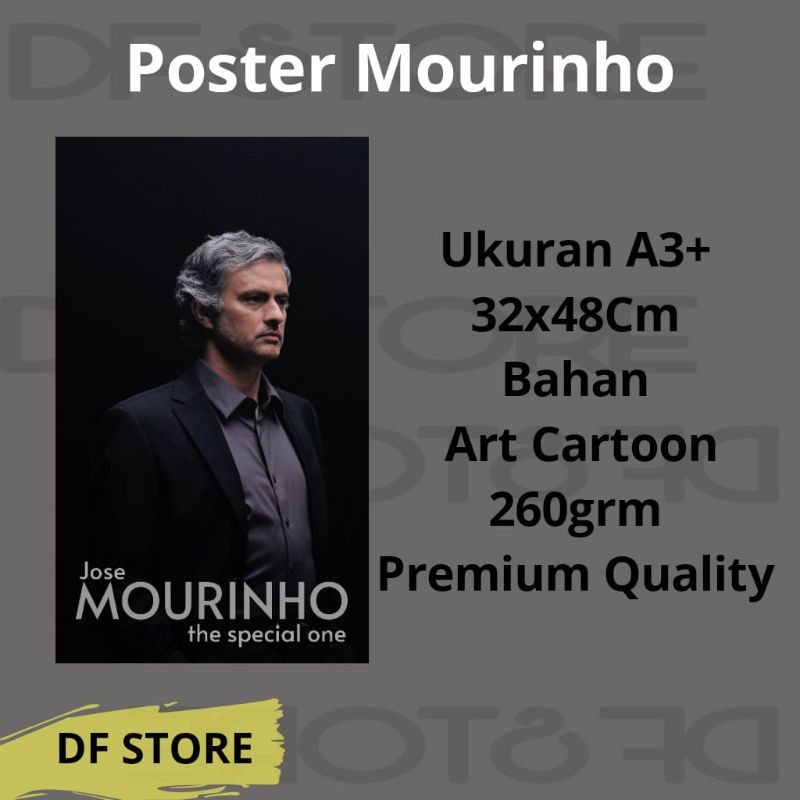 Poster Jose Mourinho hiasan dinding termurah